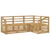 vidaXL Setovi sofa 4 pcs Bijela 185,5 x 126,5 x 73 cm