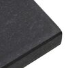 vidaXL Baza za suncobran Crna 45 x 45 x 43 cm Granit i čelik