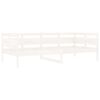 vidaXL Dnevni ležaj bijeli od masivne borovine 90 x 200 cm
