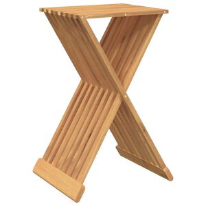 vidaXL Sklopivi stolac 40 x 32,5 x 70 cm od masivne tikovine