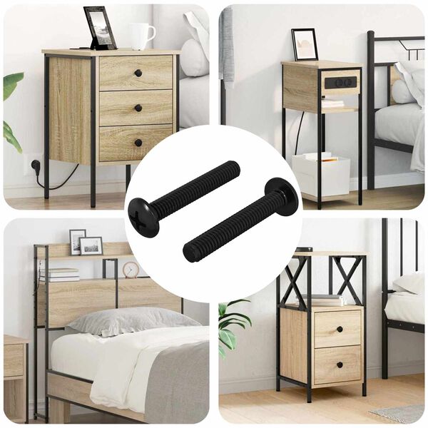 vidaXL Vijak 2 pcs Srebrno 5 x 30 mm Željezo