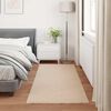 vidaXL Faux Rabbit Fur Rug Olite Sivo-smeđa 100 x 200 cm Poliester