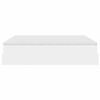 vidaXL Okvir kreveta s madracima bijela 200x200 cm umjetna koža