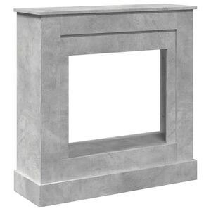 vidaXL Okvir za kamin boja betona 90x30x90 cm od konstruiranog drva