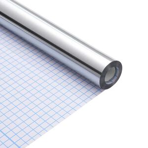 vidaXL Naljepnica za namještaj Ostalo Srebrno 500 x 90 cm PET