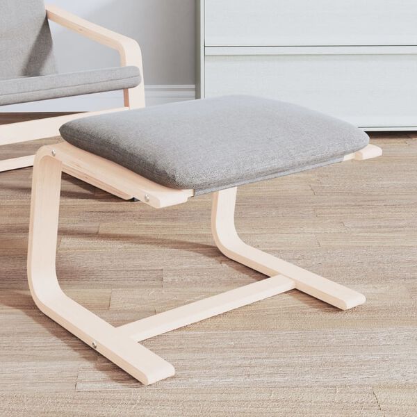 vidaXL Tabure svjetlosivi 51 x 41 x 40 cm od tkanine