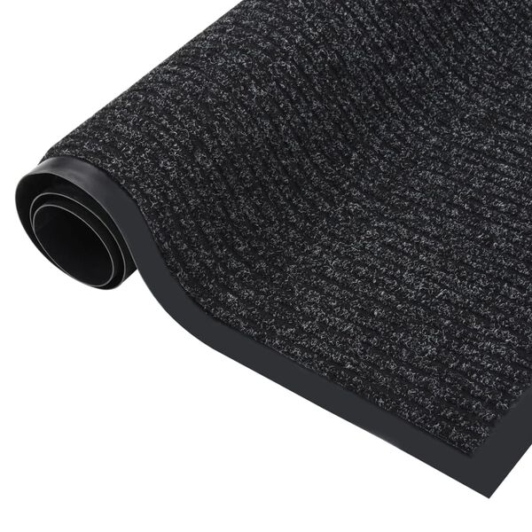 vidaXL Otirač prugasti antracit 40 x 60 cm