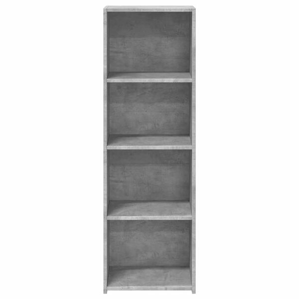 vidaXL Visoka komoda siva betona 40x41x124 cm od konstruiranog drva