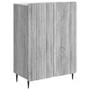 vidaXL Kreveta Siva sonoma 66 x 34,5 x 92 cm Konstruirano drvo