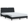 vidaXL Okvir za krevet bez madraca crni 140 x 190 cm bar&scaron;unasti