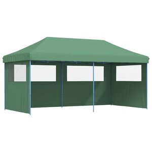 vidaXL &Scaron;ator za zabave 292 x 580 x 315 cm Zelena Oxford tkanina