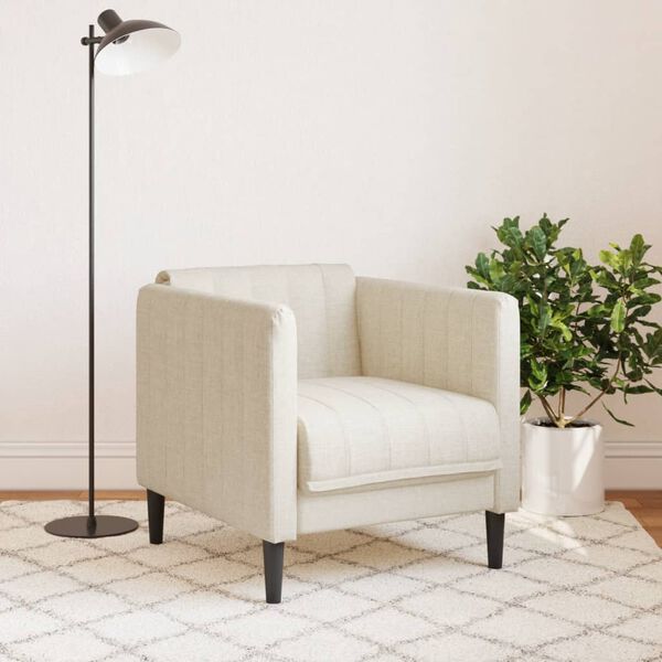 vidaXL Fotelja platnena