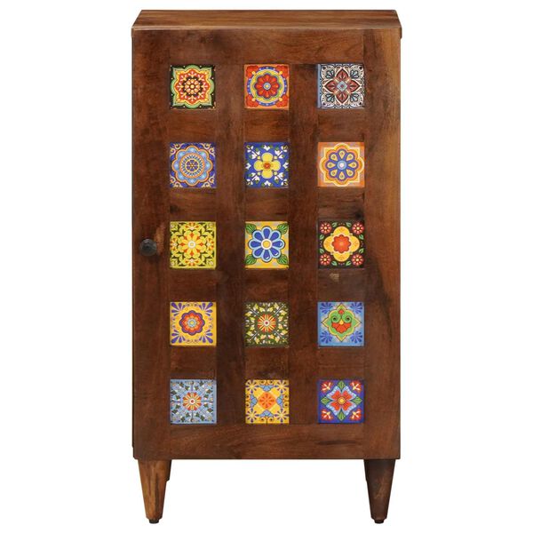 vidaXL Kreveta s pohranom Orah 40 x 33 x 75 cm Čvrsto drvo manga