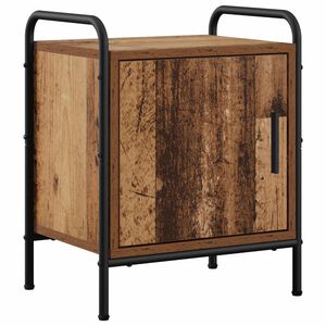 vidaXL Noćni ormar Staro drvo 40 x 30 x 50 cm Konstruirano drvo
