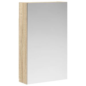 vidaXL Kupaonski ormar s ogledalom Sonoma hrast 30 x 10,5 x 50 cm