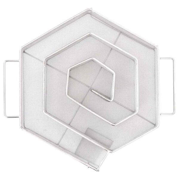 vidaXL Generator hladnog dima &scaron;esterokutni 22,5 cm nehrđajući čelik