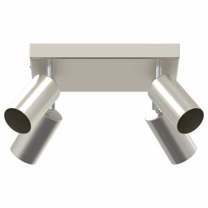 vidaXL Stropni reflektor s reflektorima Nikla 26 x 26 x 16 cm Metal
