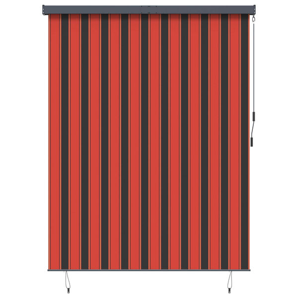 vidaXL Rolo zavjesa Narančasta i smeđa 200 x 250 cm Tkanina i aluminij