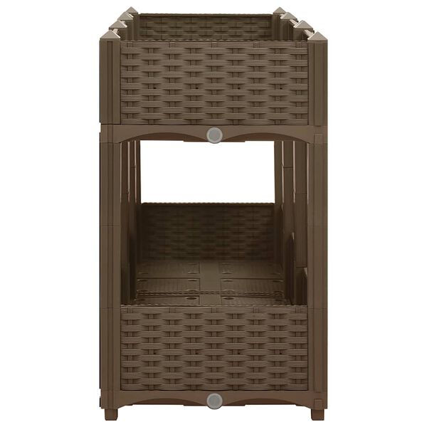 vidaXL Povi&scaron;ena gredica 120 x 40 x 71 cm od polipropilena