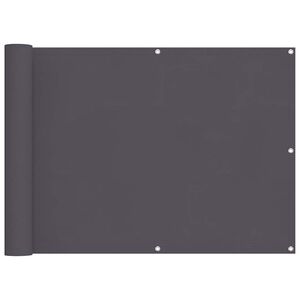 vidaXL Balkonska za&scaron;tita Oxford tkanina u antracit boji 90 x 600 cm