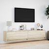 vidaXL Zidni TV ormarić LED boja hrasta sonome 180x31x38 cm