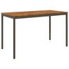 vidaXL Stol za bar u vrtu NAARDEN Prirodna i kava 180 x 88,5 x 105 cm