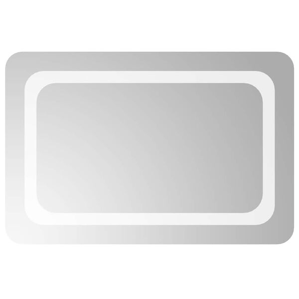 vidaXL LED kupaonsko ogledalo 60x40 cm