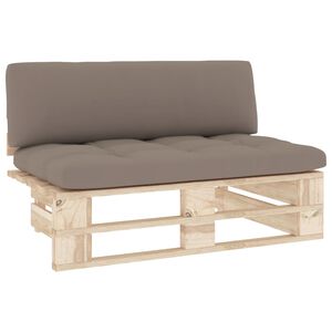 vidaXL Srednja vrtna sofa od paleta od impregnirane borovine