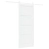 vidaXL Klizna vrata ORKDAL Bijela 83 x 202 cm Masivna borovina