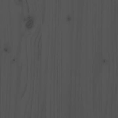 vidaXL Povišena vrtna gredica siva 160 x 30 x 38 cm masivna borovina