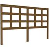 vidaXL Uzglavlje za krevet boja meda 156 x 4 x 100 cm masivna borovina