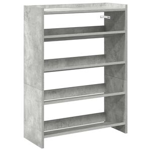vidaXL Stalak za cipele boja betona 60x25x81 cm konstruirano drvo
