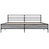 vidaXL Okvir kreveta boja hrasta 180x200 cm konstruiranog drvo i metal
