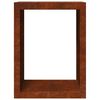 vidaXL Stalak za drva za ogrjev 60 x 40 x 80 cm Pohabani čelik