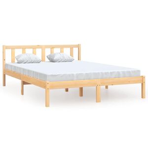 vidaXL Okvir kreveta od masivne borovine 160 x 200 cm