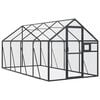 vidaXL Kavez za ptice antracit 1,79x4x1,85 m aluminijski