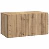 vidaXL TV ormar za zid 59,5 x 31 x 30 cm Hrast artisan
