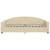 vidaXL Dnevni krevet s madracem krem 80 x 200 cm od tkanine