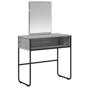 vidaXL Toaletni stol Siva Sonoma 81 x 40 x 131 cm Konstruirano drvo