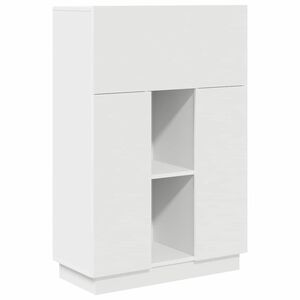 vidaXL Stol Bijelo 71.5 x 31.5 x 106.5 cm Konstruirano drvo