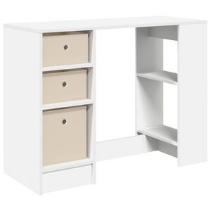 vidaXL Stol Bijelo 100 x 40 x 75 cm Konstruirano drvo
