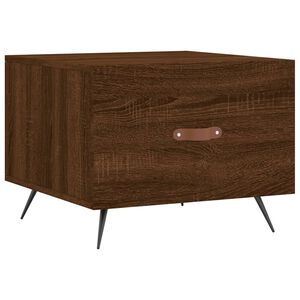 vidaXL Stolić za kavu smeđa boja hrasta 50x50x40 cm konstruirano drvo