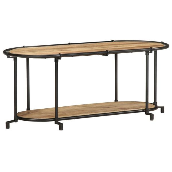 vidaXL TV ormarić 100x42x40 cm od masivnog grubog drva manga