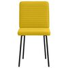 vidaXL Blagovaonske stolice 4 kom žute bar&scaron;unaste
