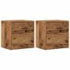 vidaXL Noćni ormarići 2 kom boja drva 40x30x40 cm konstruirano drvo