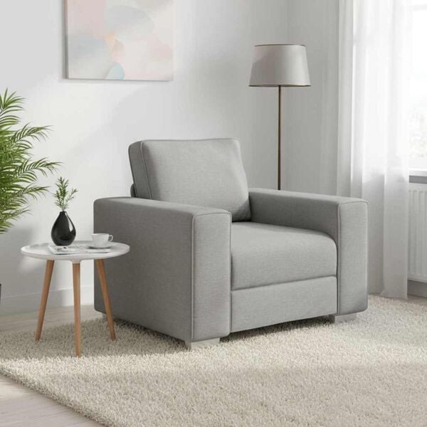 vidaXL Sofa Oblačnosiva 100 x 77 x 82 cm tkanina