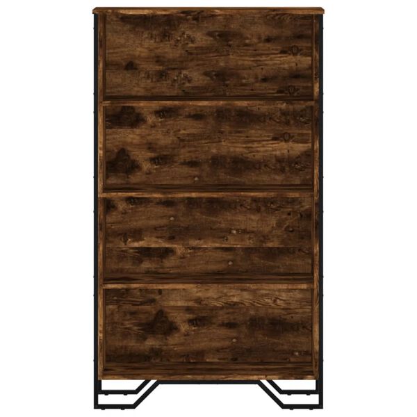 vidaXL Regal za knjige boja hrasta 80x31x137,5 cm konstruirano drvo