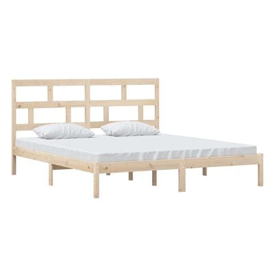 vidaXL Okvir za krevet od masivnog drva 180x200 cm veliki bračni