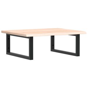 vidaXL Zidna polica za umivaonik od čelika i masivne hrastovine