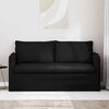 vidaXL Sofa 140cm Crna Metal